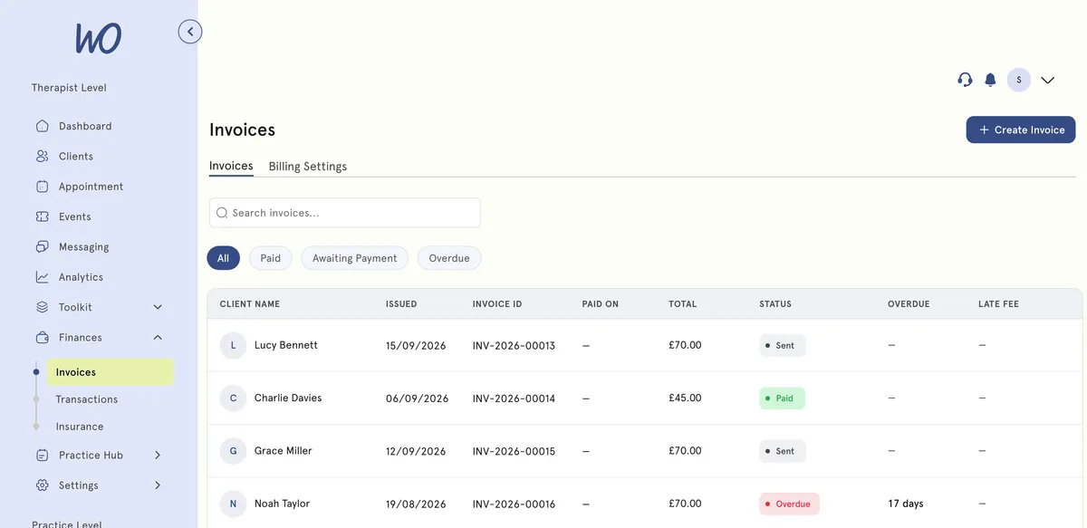 Invoices